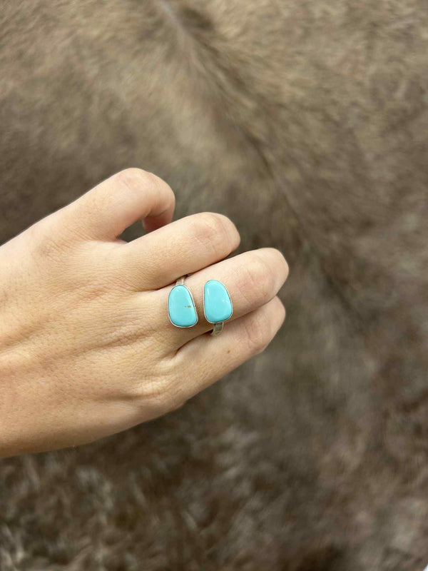 Sienna Ring-Rings-LJ Turquoise-Lucky J Boots & More, Women's, Men's, & Kids Western Store Located in Carthage, MO