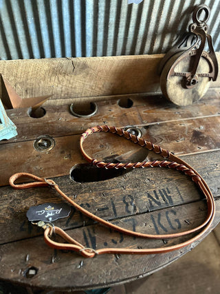 7393HL Barrel Rein Laced 3/4 HL-Reins-Professionals Choice-Lucky J Boots & More, Women's, Men's, & Kids Western Store Located in Carthage, MO