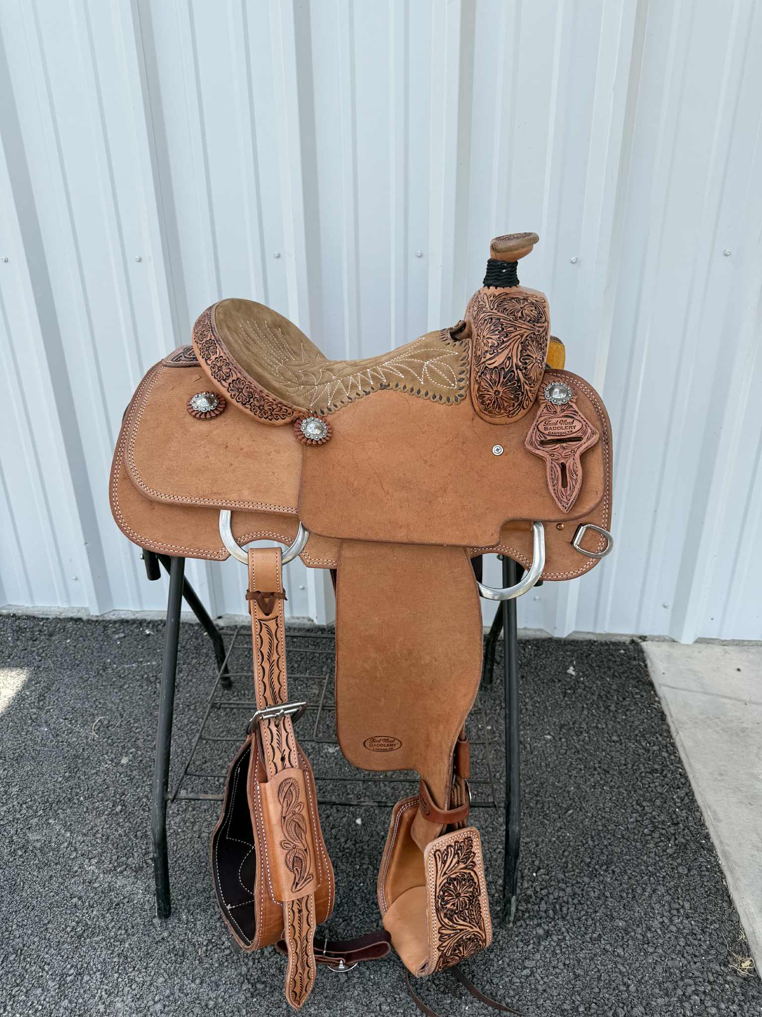 Trent Ward OY Calf Roper Saddle ISCR79-25-Saddle-Trent Ward-Lucky J Boots & More, Women's, Men's, & Kids Western Store Located in Carthage, MO