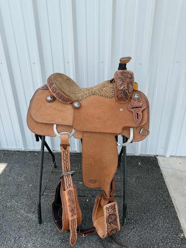 Trent Ward OY Calf Roper Saddle ISCR79-25-Saddle-Trent Ward-Lucky J Boots & More, Women's, Men's, & Kids Western Store Located in Carthage, MO