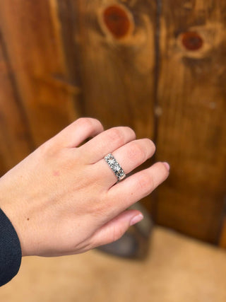 Piper Ring-Rings-LJ Turquoise-Lucky J Boots & More, Women's, Men's, & Kids Western Store Located in Carthage, MO