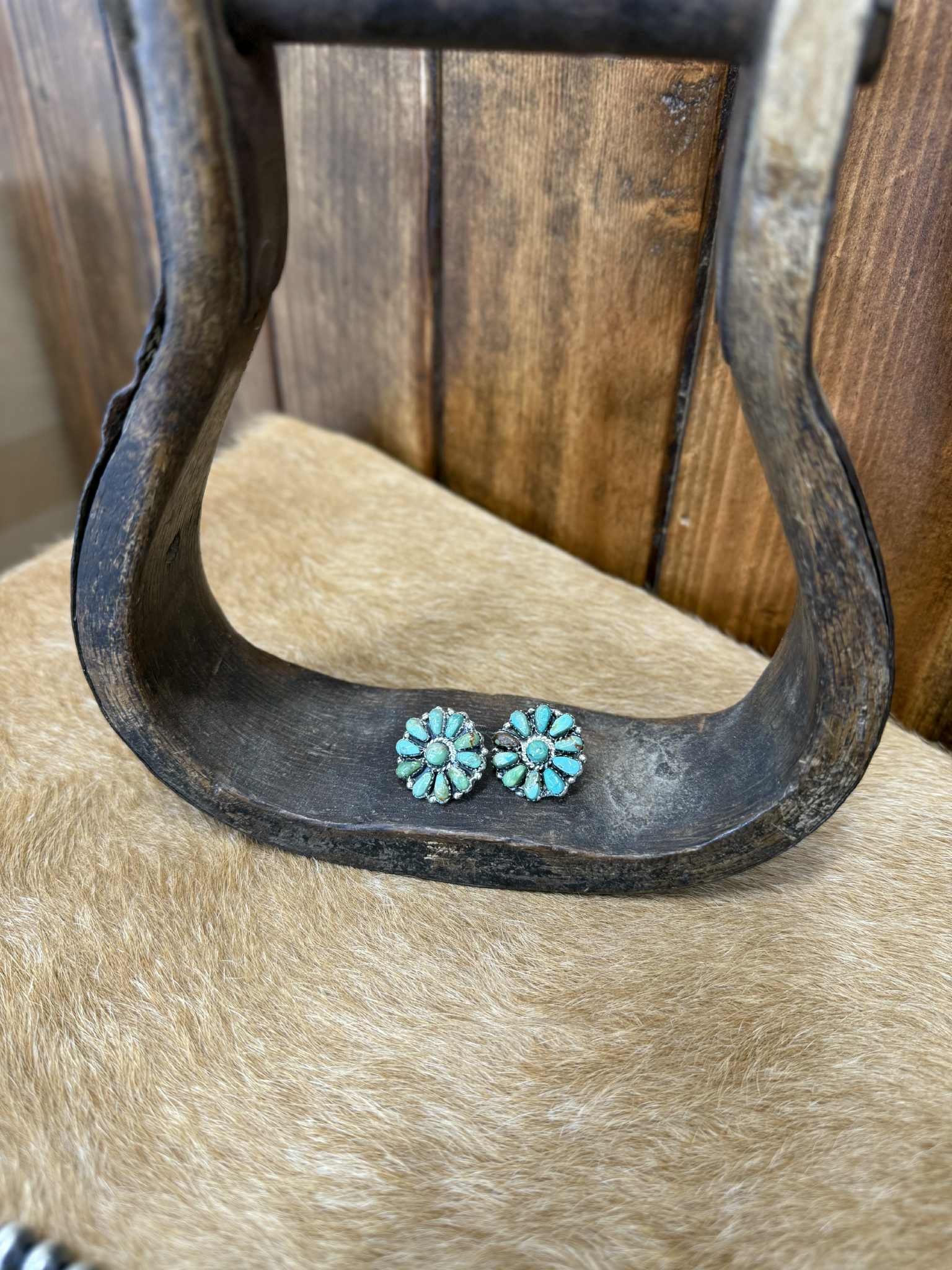 Sutton Earrings-Earrings-LJ Turquoise-Lucky J Boots & More, Women's, Men's, & Kids Western Store Located in Carthage, MO