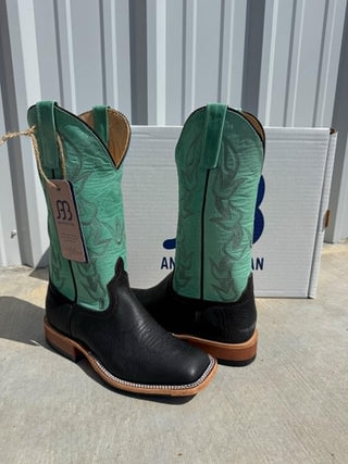 Men's Anderson Bean Black Oiled Shoulder Boot