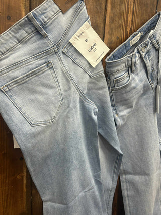 Women's Hidden Valery Mid Rise Cuffed Dad Jean-Women's Denim-HIDDEN-Lucky J Boots & More, Women's, Men's, & Kids Western Store Located in Carthage, MO