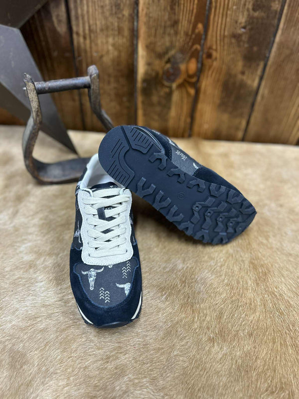 Women's Roper Black Giddy Up Shoes-Women's Casual Shoes-Karman-Lucky J Boots & More, Women's, Men's, & Kids Western Store Located in Carthage, MO