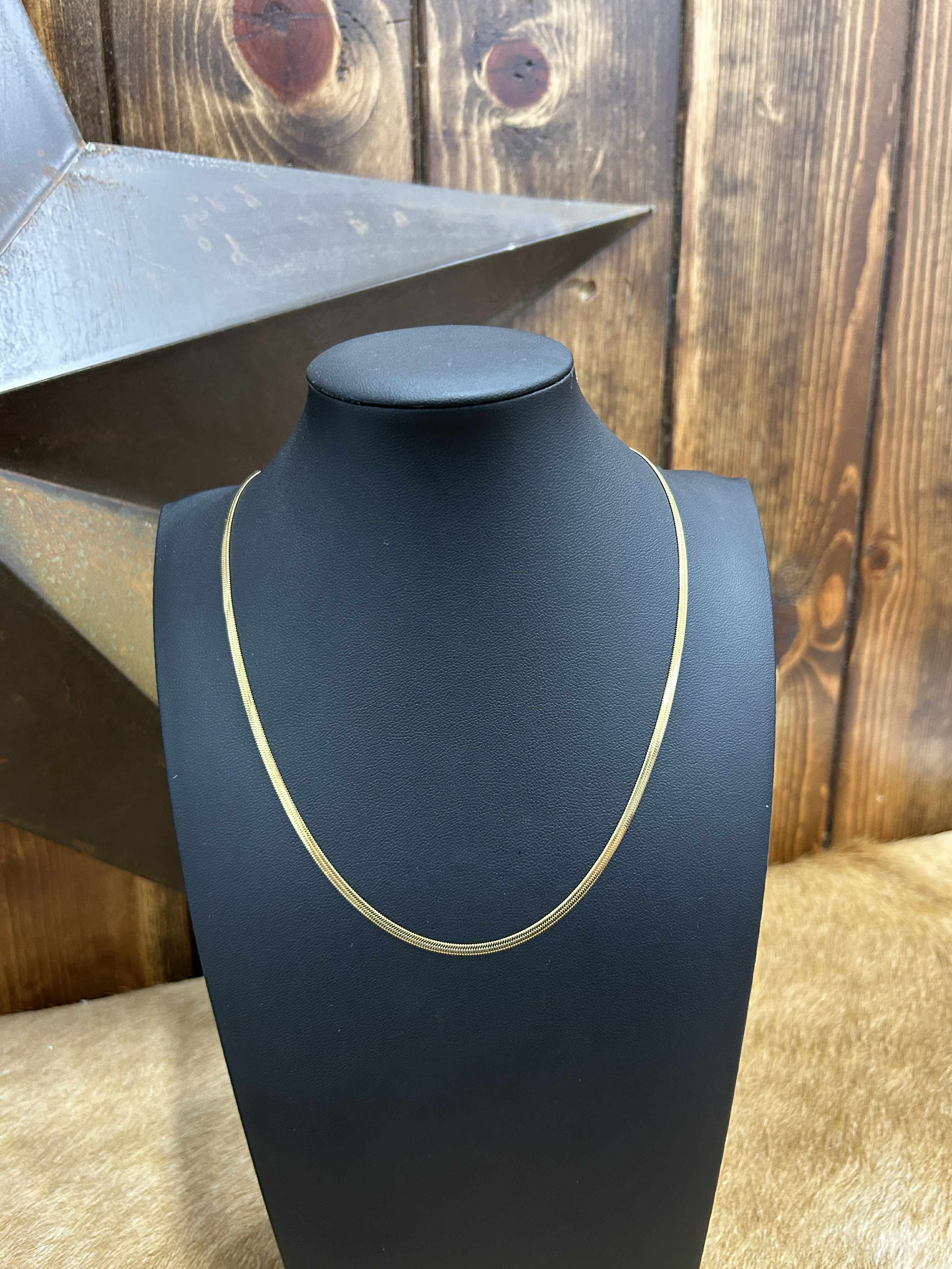 Gold Necklaces-Necklaces-LJ Fashion Jewelry-Lucky J Boots & More, Women's, Men's, & Kids Western Store Located in Carthage, MO