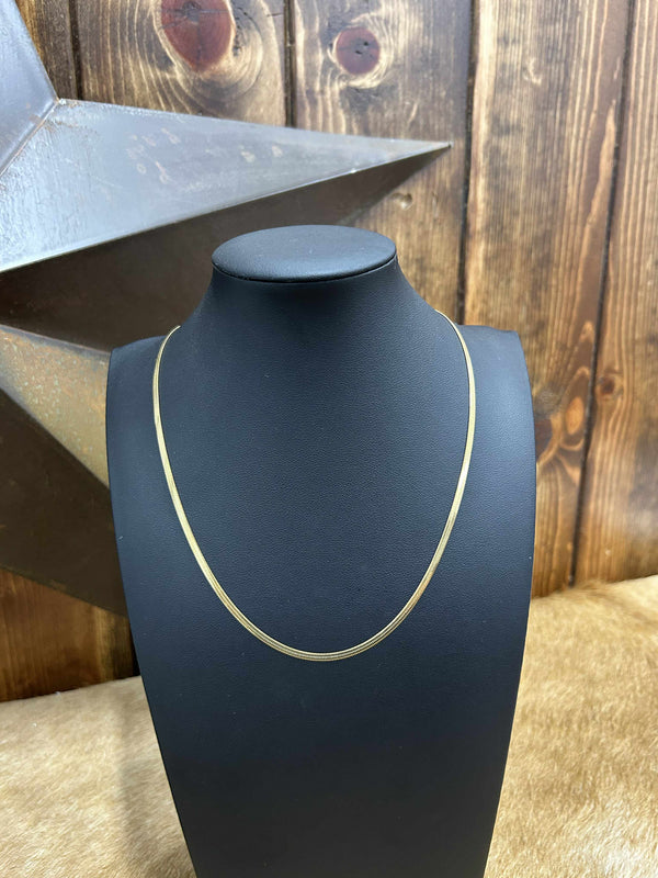 Herringbone Necklace-Necklaces-LJ Fashion Jewelry-Lucky J Boots & More, Women's, Men's, & Kids Western Store Located in Carthage, MO