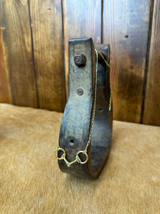 Brass Horsebit Necklace