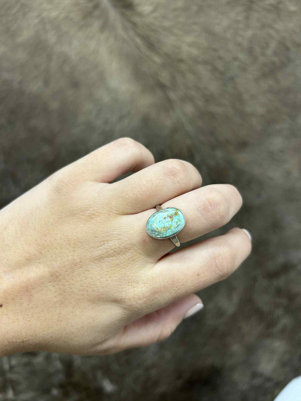 Brielle Ring-Rings-LJ Turquoise-Lucky J Boots & More, Women's, Men's, & Kids Western Store Located in Carthage, MO
