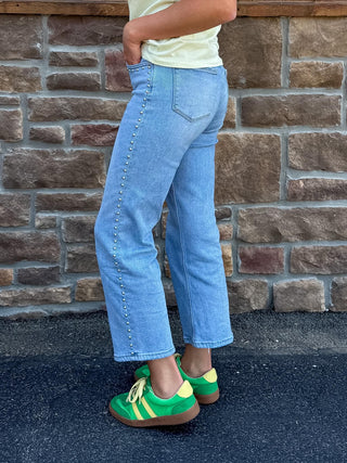 Women's Vervet June High Rise Slim Wide Leg Jean