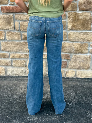 Women's Ariat Perfect Rise Petra Flipside Wide Leg Jean