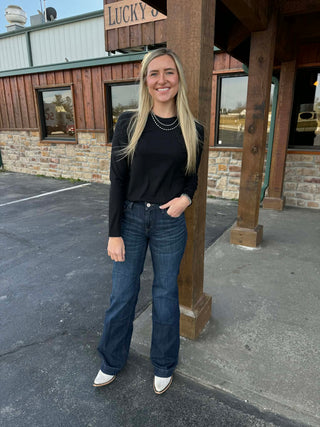 Women's Ariat Perfect Rise Maddie Trouser Jean-Women's Denim-Ariat-Lucky J Boots & More, Women's, Men's, & Kids Western Store Located in Carthage, MO