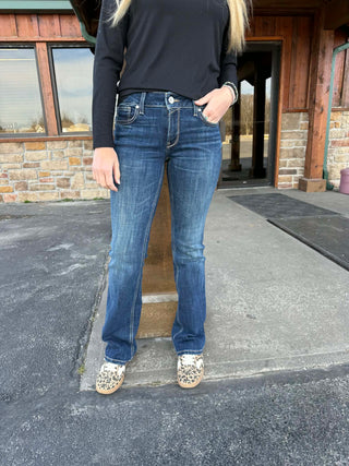 Women's Ariat Mid Rise Fiona Bootcut Jean-Women's Denim-Ariat-Lucky J Boots & More, Women's, Men's, & Kids Western Store Located in Carthage, MO