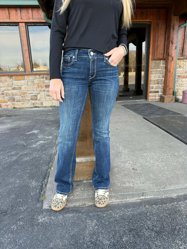 Women's Ariat Mid Rise Fiona Bootcut Jean-Women's Denim-Ariat-Lucky J Boots & More, Women's, Men's, & Kids Western Store Located in Carthage, MO
