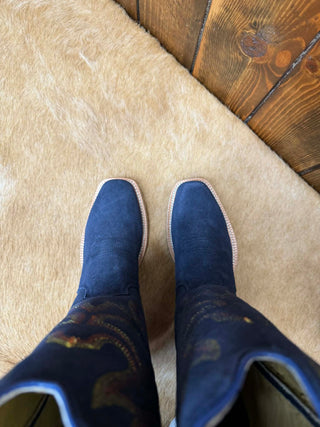 Women's R. Watson Midnight Blue Roughout Boot