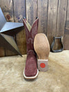 Women's Hyer Augusta Burgundy Roughout Boot-Women's Boots-HYER Boots-Lucky J Boots & More, Women's, Men's, & Kids Western Store Located in Carthage, MO