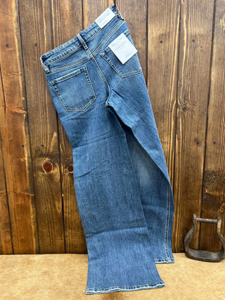 Women's Flying Monkey Isabel Mid Rise Wide Leg Jean-Women's Denim-Flying Monkey-Lucky J Boots & More, Women's, Men's, & Kids Western Store Located in Carthage, MO