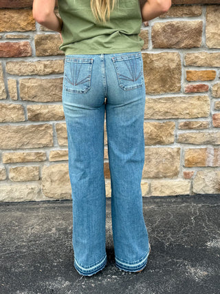 Women's Ariat Ultra High Rise Mavis Wide Leg Jean