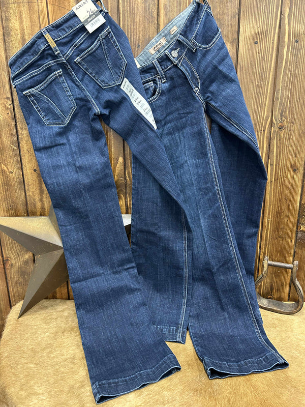 Women's Ariat Mid Rise Cindy Trouser Jean-Women's Denim-Ariat-Lucky J Boots & More, Women's, Men's, & Kids Western Store Located in Carthage, MO