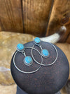 Kory Earrings-Earrings-LJ Turquoise-Lucky J Boots & More, Women's, Men's, & Kids Western Store Located in Carthage, MO