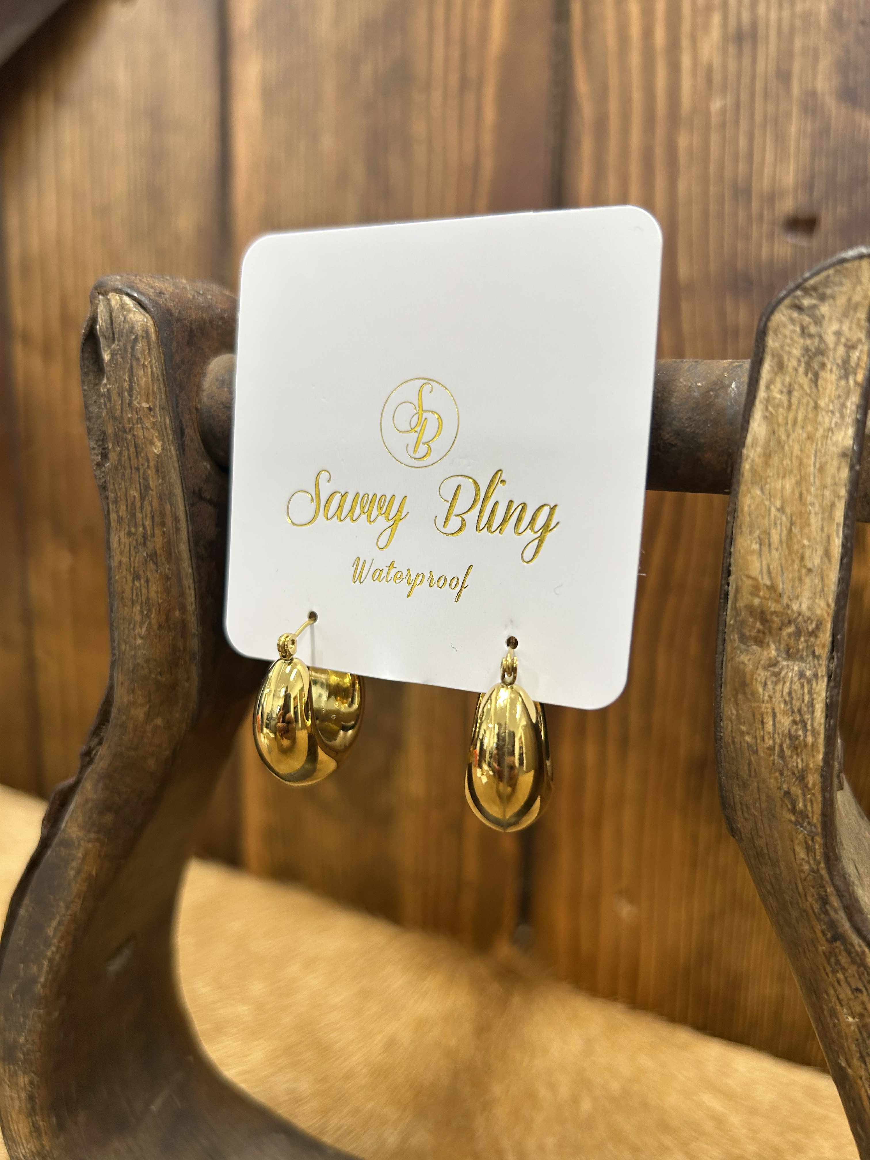 Gold Hoop Earrings-Earrings-LJ Fashion Jewelry-Lucky J Boots & More, Women's, Men's, & Kids Western Store Located in Carthage, MO