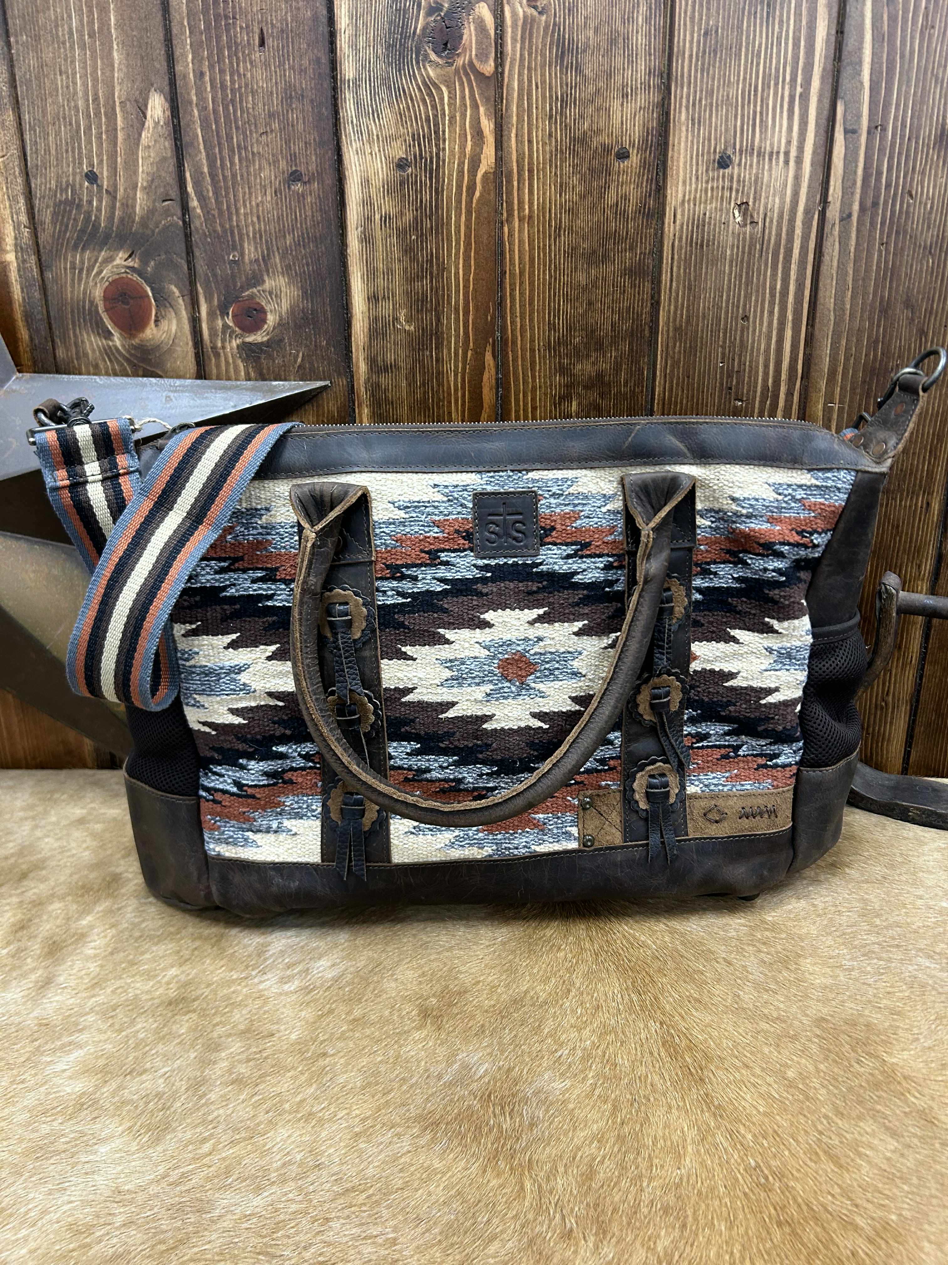 STS Guadalupe Serape Amelia Multi Bag-Diaper Bags-Carrol STS Ranchwear-Lucky J Boots & More, Women's, Men's, & Kids Western Store Located in Carthage, MO