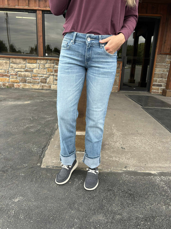 Women's Ariat Mid Rise Alessia Straight Leg Jean-Women's Denim-Ariat-Lucky J Boots & More, Women's, Men's, & Kids Western Store Located in Carthage, MO