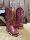 Women's Hyer Leawood Red Cowhide Boot-Women's Boots-HYER Boots-Lucky J Boots & More, Women's, Men's, & Kids Western Store Located in Carthage, MO