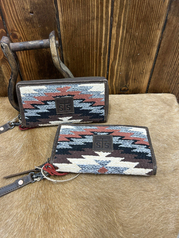 STS Guadalupe Serape Bifold Wallet-Wallets-Carrol STS Ranchwear-Lucky J Boots & More, Women's, Men's, & Kids Western Store Located in Carthage, MO