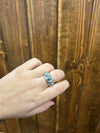Jade Ring-Rings-LJ Turquoise-Lucky J Boots & More, Women's, Men's, & Kids Western Store Located in Carthage, MO