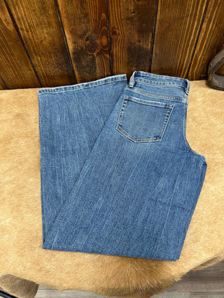 Women's Flying Monkey Isabel Mid Rise Wide Leg Jean-Women's Denim-Flying Monkey-Lucky J Boots & More, Women's, Men's, & Kids Western Store Located in Carthage, MO