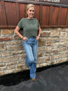 Hidden Naya Mid Rise Wide Leg Jean-Women's Denim-HIDDEN-Lucky J Boots & More, Women's, Men's, & Kids Western Store Located in Carthage, MO