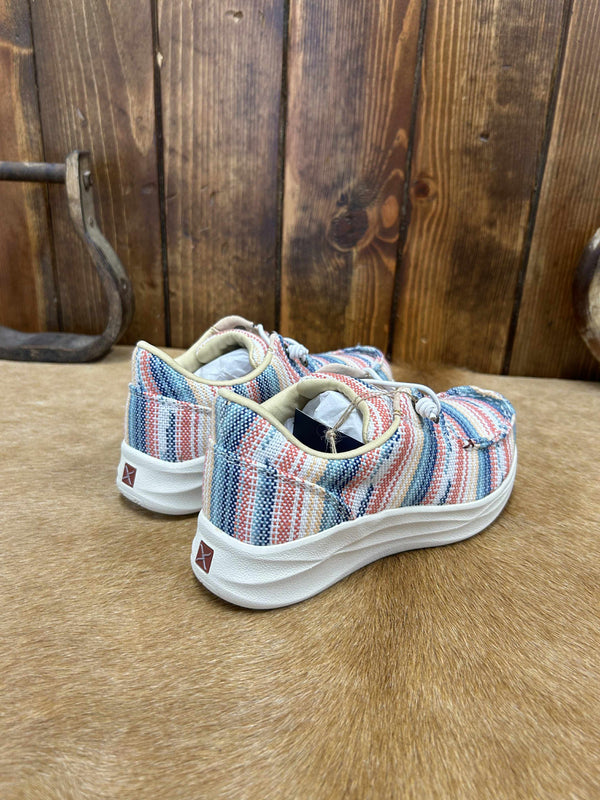 Kid's Twisted X Feather X Serape Shoes-Kids Casual Shoes-Twisted X Boots-Lucky J Boots & More, Women's, Men's, & Kids Western Store Located in Carthage, MO