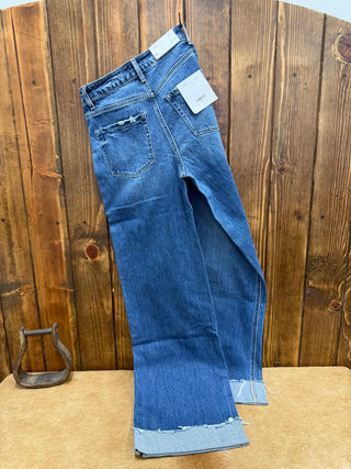 Women's Vervet Rachel Super High Rise Baggy Wide Leg Jean-Women's Denim-Flying Monkey-Lucky J Boots & More, Women's, Men's, & Kids Western Store Located in Carthage, MO