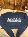 LJ Gildan Long Sleeve-Long Sleeves-The Dugout-Lucky J Boots & More, Women's, Men's, & Kids Western Store Located in Carthage, MO