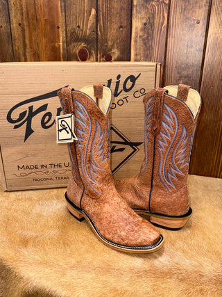 Men's Fenoglio Vintage Cognac Boar Boots