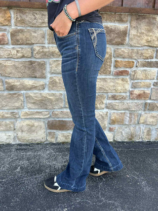 Women's Ariat Naz High Rise Slim Trouser Jean-Women's Denim-Ariat-Lucky J Boots & More, Women's, Men's, & Kids Western Store Located in Carthage, MO