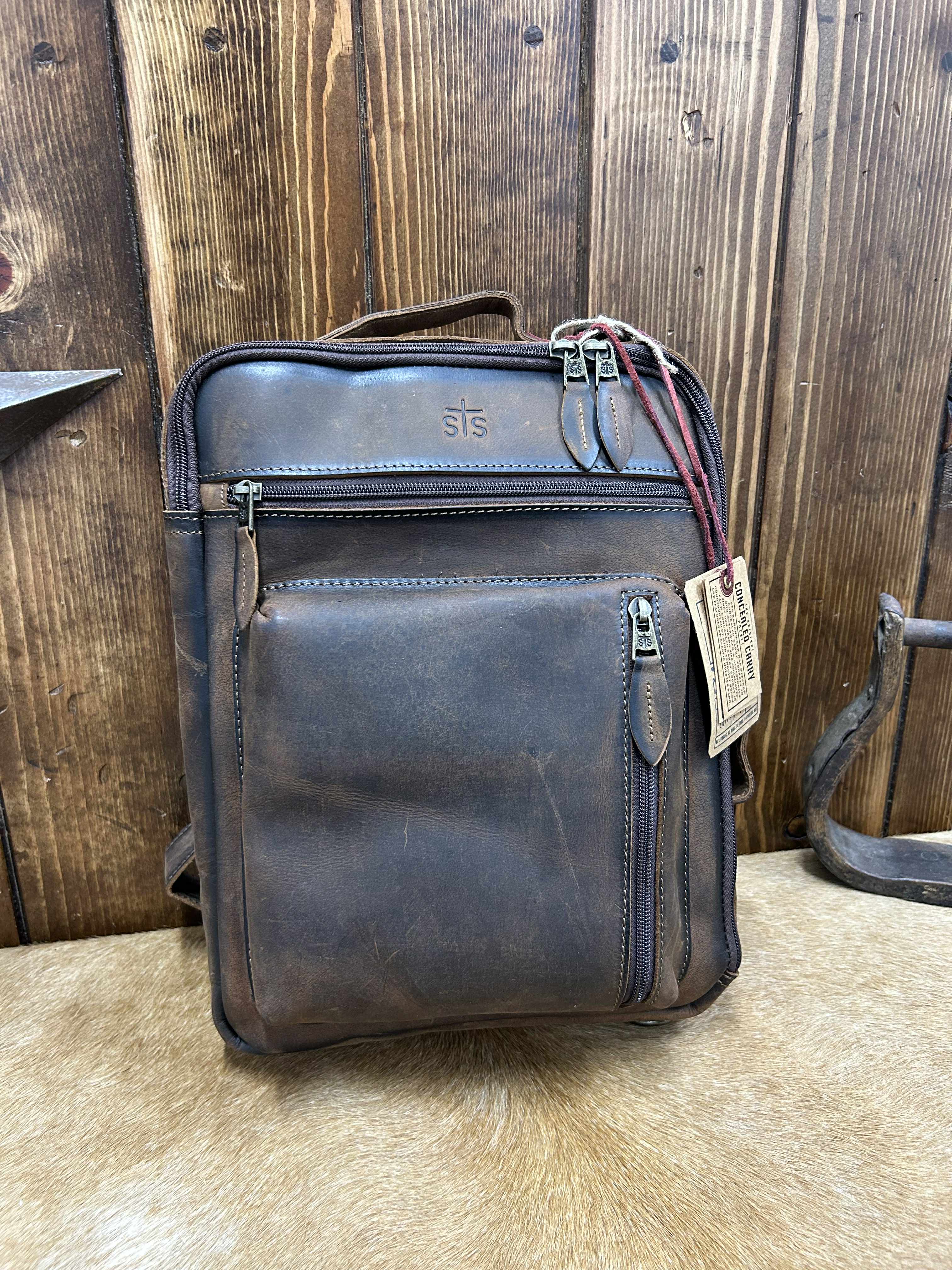 STS Basic Bliss Shilo Backpack Messenger-Backpacks-Carrol STS Ranchwear-Lucky J Boots & More, Women's, Men's, & Kids Western Store Located in Carthage, MO