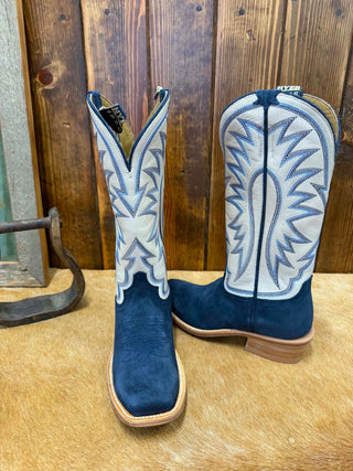 Women's Hyer Rose Hill Navy Roughout Boot