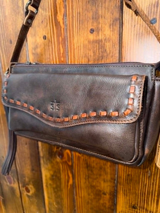 STS Chocolate Bandera Shoulder Bag