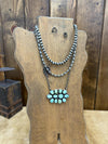 Etta Necklace-Necklaces-LJ Turquoise-Lucky J Boots & More, Women's, Men's, & Kids Western Store Located in Carthage, MO