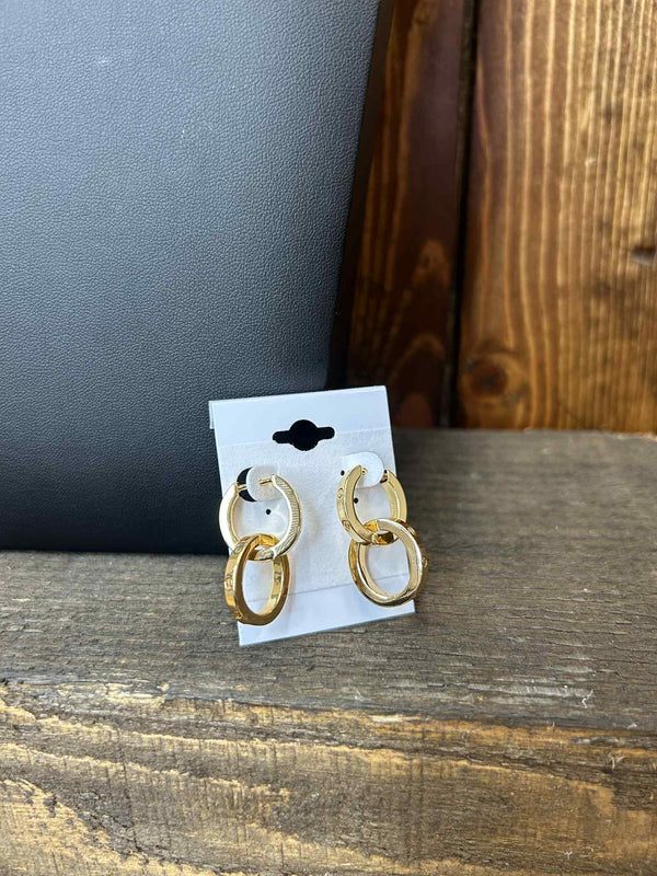Chunky Hoop Earrings-Earrings-LJ Fashion Jewelry-Lucky J Boots & More, Women's, Men's, & Kids Western Store Located in Carthage, MO