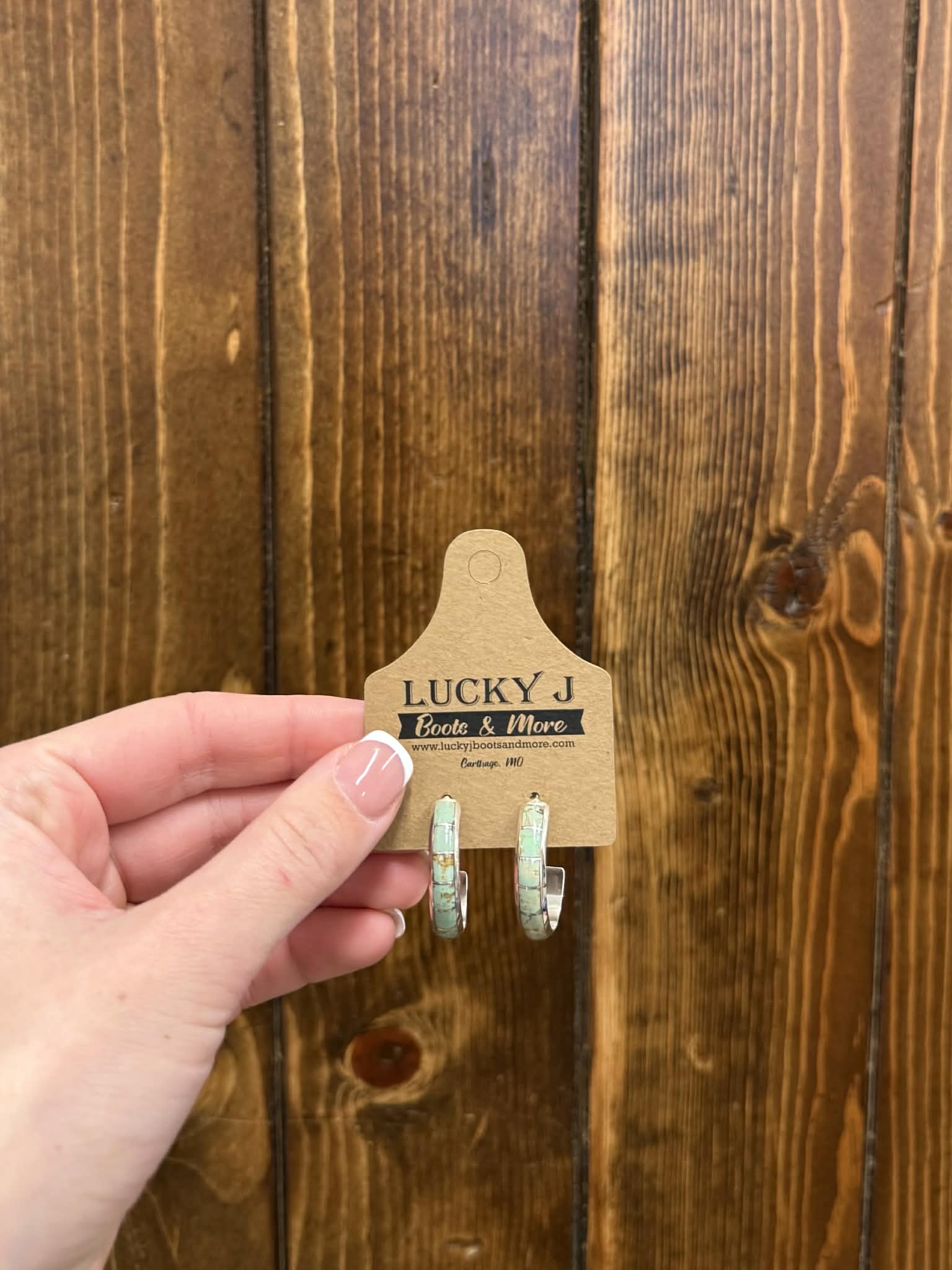 Lana Earrings-Earrings-LJ Turquoise-Lucky J Boots & More, Women's, Men's, & Kids Western Store Located in Carthage, MO