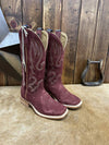 Women's Hyer Augusta Burgundy Roughout Boot-Women's Boots-HYER Boots-Lucky J Boots & More, Women's, Men's, & Kids Western Store Located in Carthage, MO