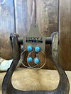 Kory Earrings-Earrings-LJ Turquoise-Lucky J Boots & More, Women's, Men's, & Kids Western Store Located in Carthage, MO