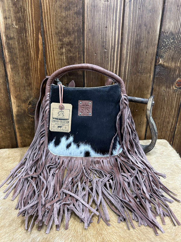 STS Indie Cowhide Brown Sugar Satchel-Crossbody bag-Carrol STS Ranchwear-Lucky J Boots & More, Women's, Men's, & Kids Western Store Located in Carthage, MO