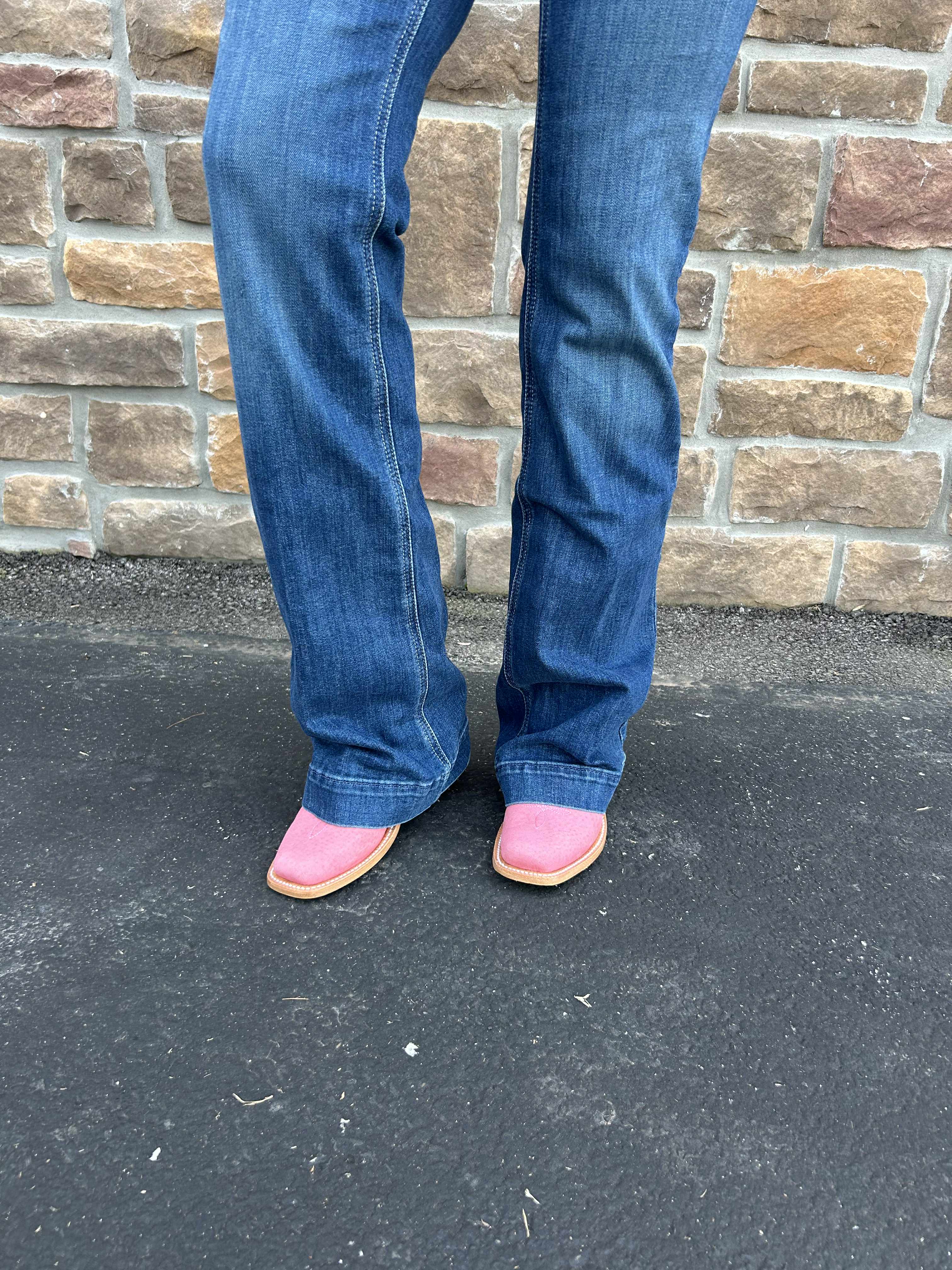 Women's R. Watson Rose Roughout Boot-Women's Boots-R. Watson-Lucky J Boots & More, Women's, Men's, & Kids Western Store Located in Carthage, MO