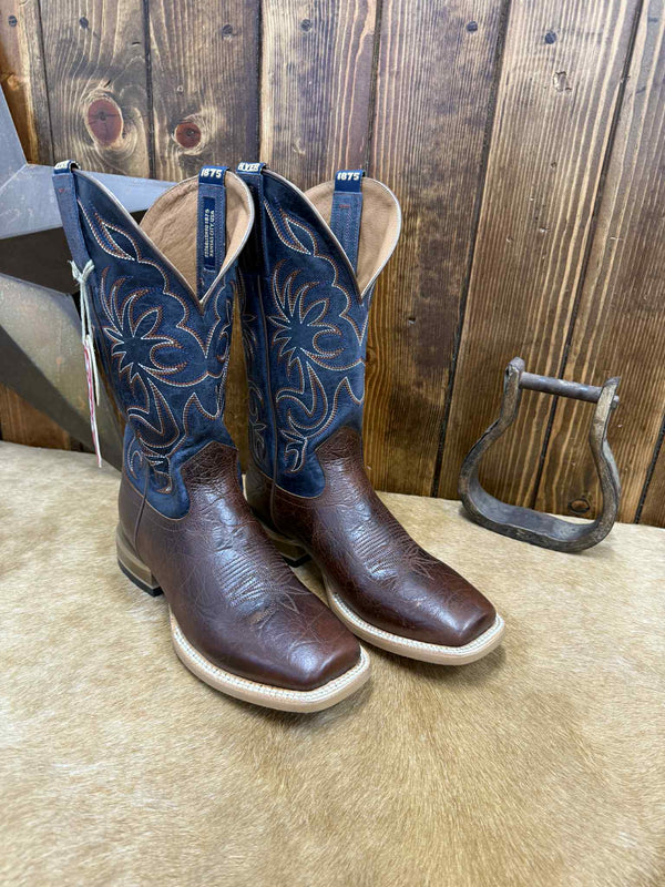 Men's Hyer Brown Clay Cowhide Boot-Men's Boots-HYER Boots-Lucky J Boots & More, Women's, Men's, & Kids Western Store Located in Carthage, MO