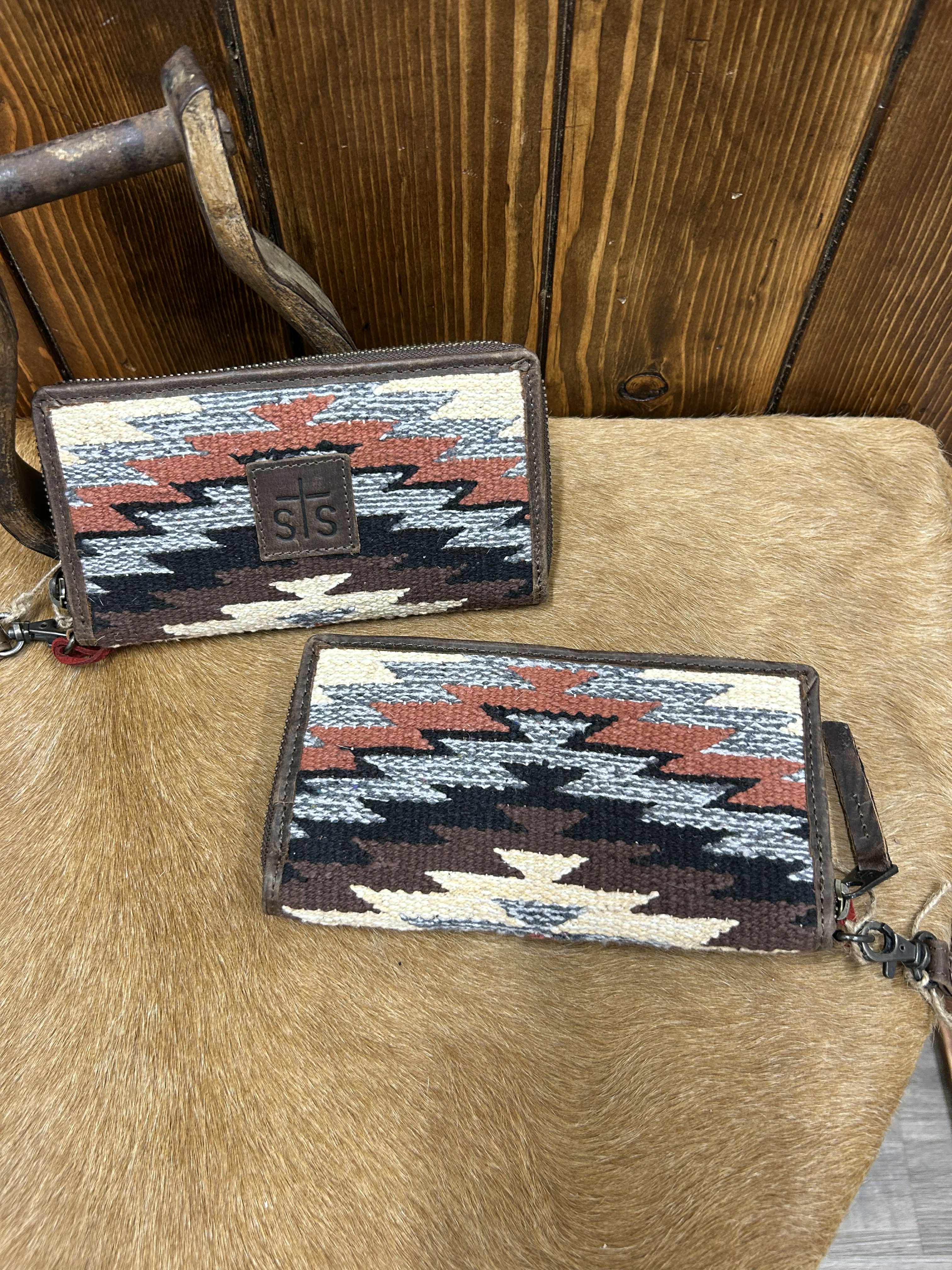 STS Guadalupe Serape Bifold Wallet-Wallets-Carrol STS Ranchwear-Lucky J Boots & More, Women's, Men's, & Kids Western Store Located in Carthage, MO