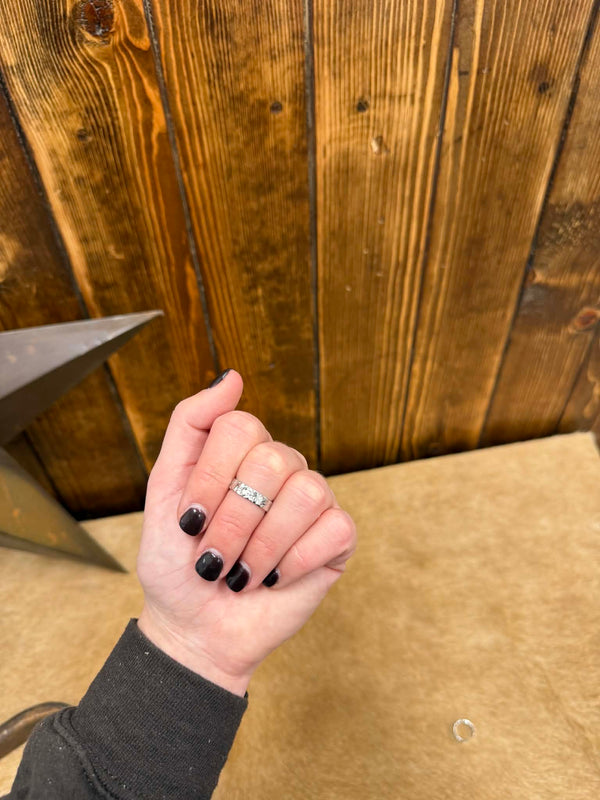 Hammered Cuff Rings-Rings-LJ Fashion Jewelry-Lucky J Boots & More, Women's, Men's, & Kids Western Store Located in Carthage, MO